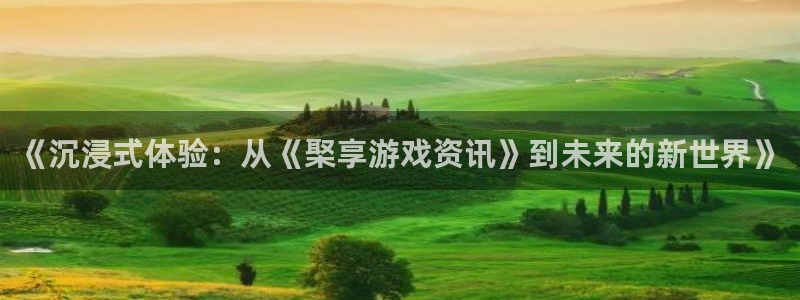 极悦娱乐什么意思：《沉浸式体验：从《棸享游戏资讯》到未来的新
